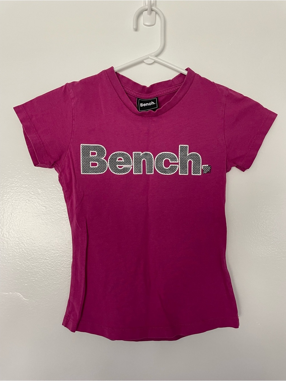 Bench Fuchsia Pink Logo Short Sleeve Tee